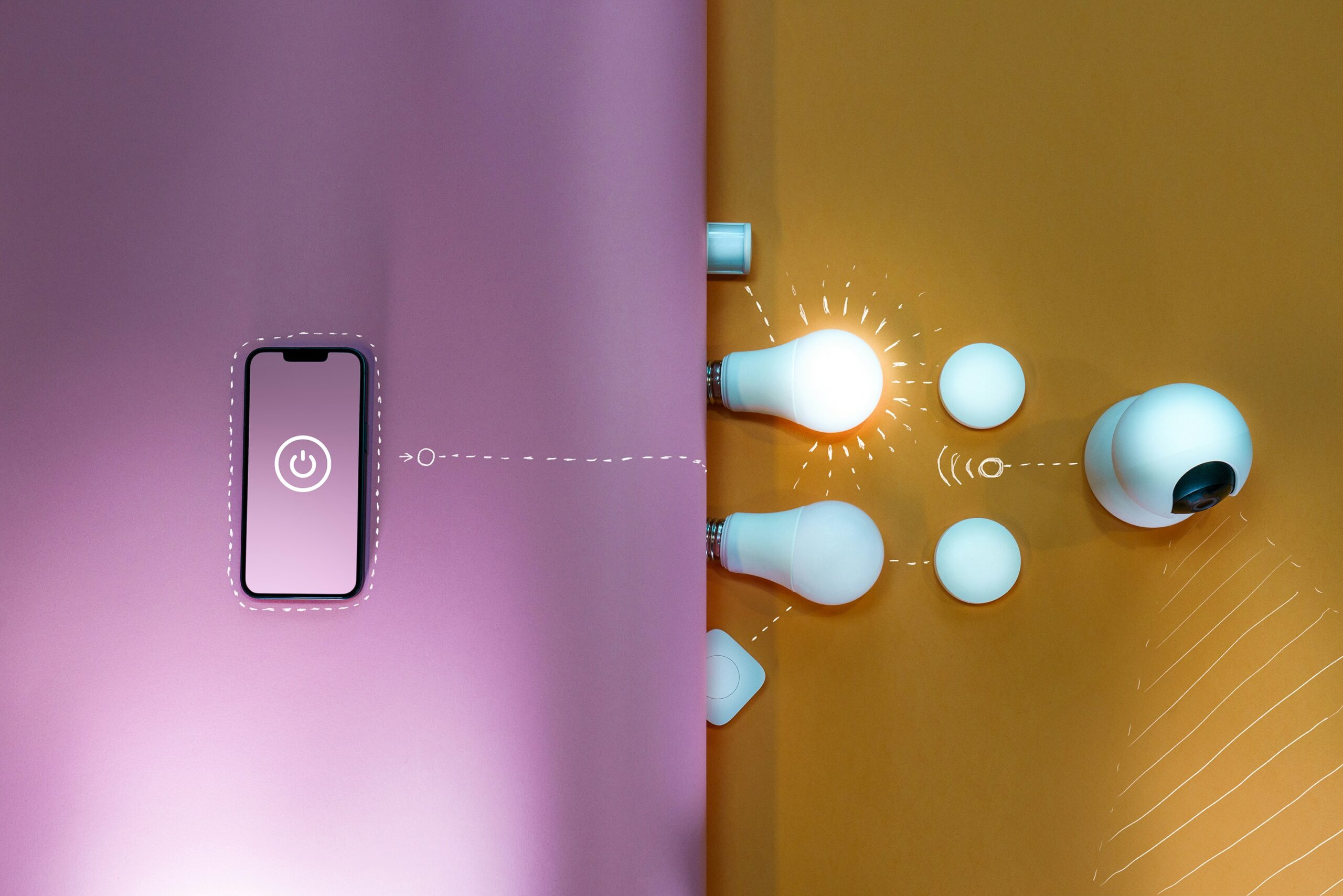 The Rise of Smart Homes: Latest Innovations and Trends in Home Automation 7 a cell phone is connected to a light switch